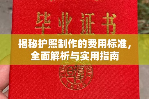 五家渠揭秘护照制作的费用标准，全面解析与实用指南