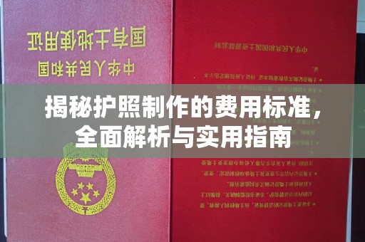 五家渠揭秘护照制作的费用标准，全面解析与实用指南